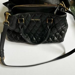 Vera Bradley Like New Black Leather Purse